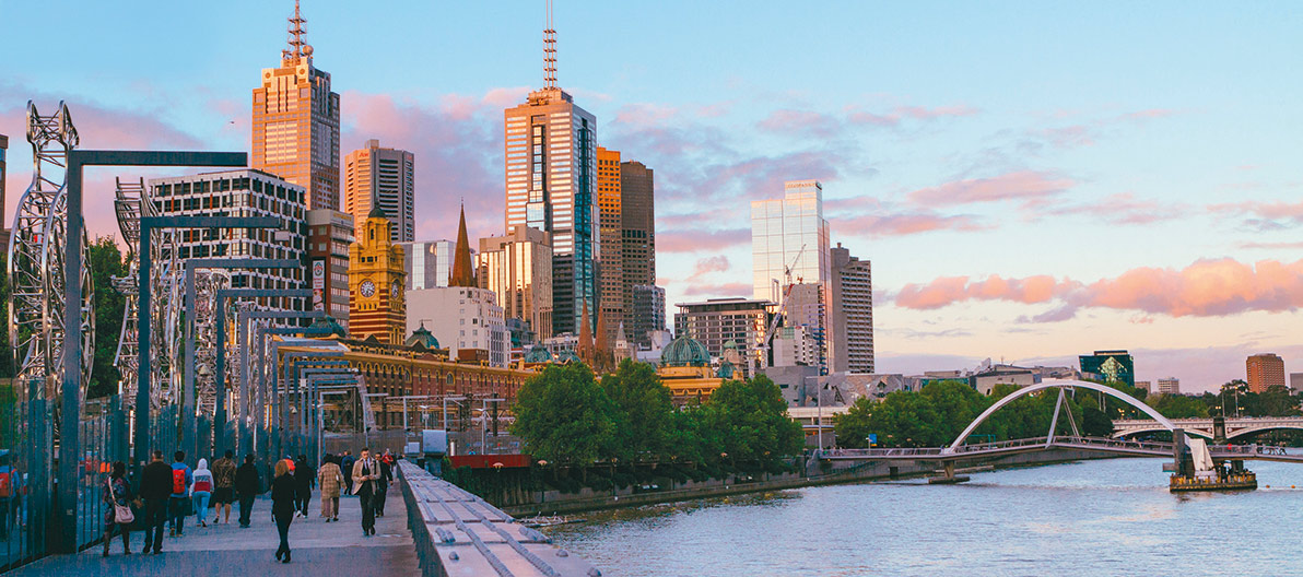 Melbourne City Skyline